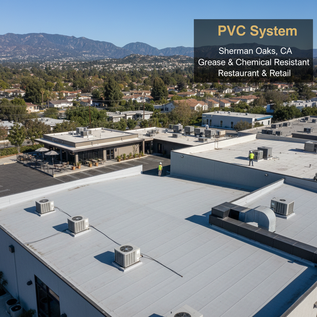 Commercial PVC Roofing Installation