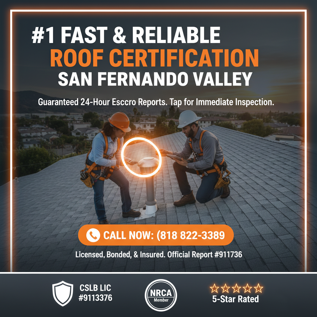Roof Certification San Fernando Valley